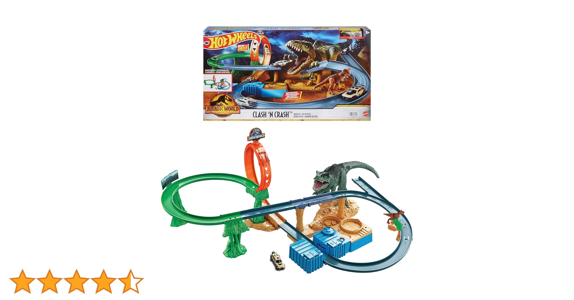 【新品未開封】ホットウィール ジュラシックワールド トラックセット Amazon | ホットウィール(Hot Wheels) ジュラシック・ワールド新たなる